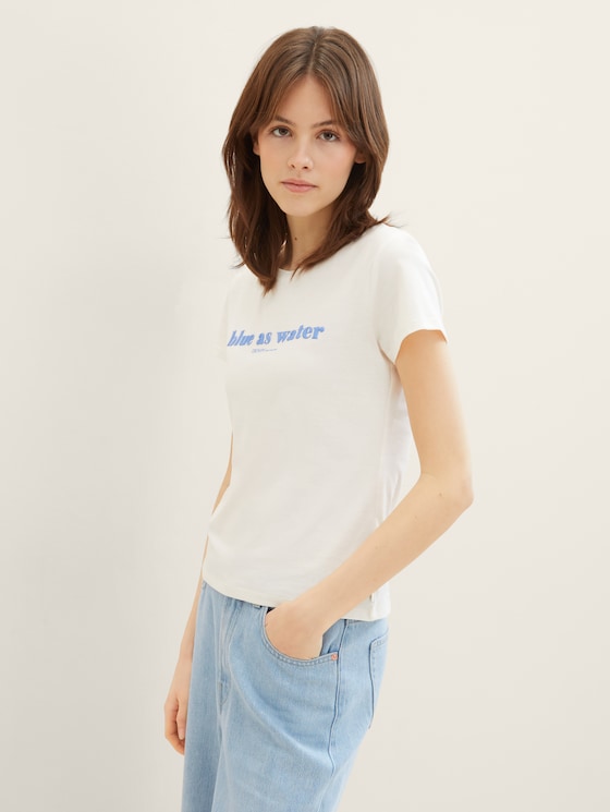 Basic T-Shirt mit Bio-Baumwolle