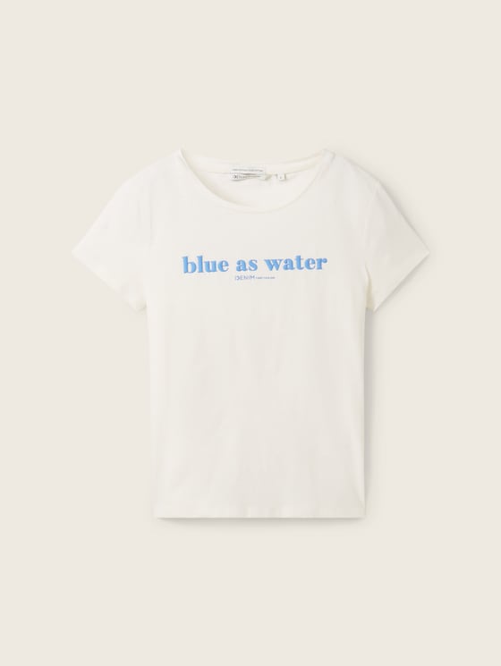 Basic T-Shirt mit Bio-Baumwolle
