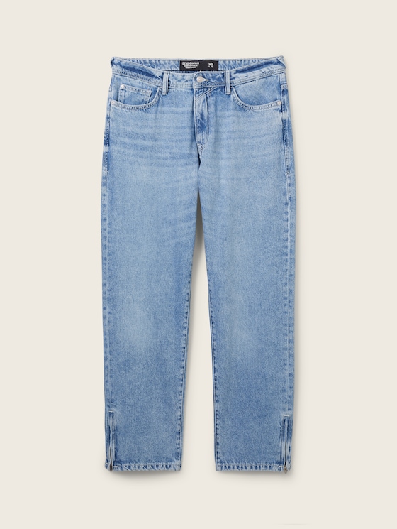 Loose Straight Jeans mit recycelter Baumwolle