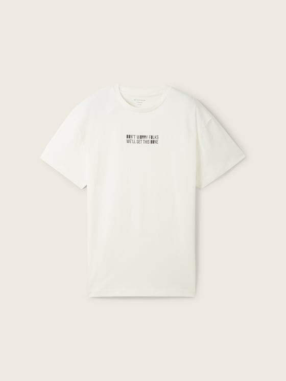 Oversized T-Shirt mit Print