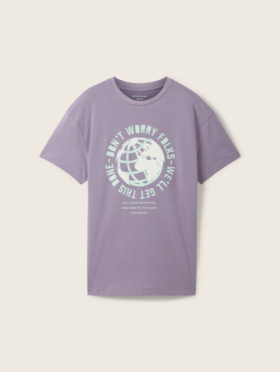 Oversized T-Shirt mit Print
