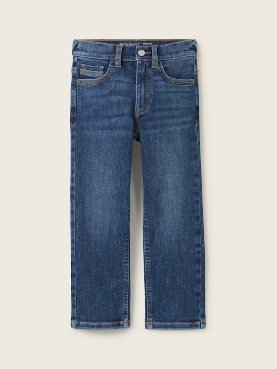 Straight Jeans mit recyceltem Polyester