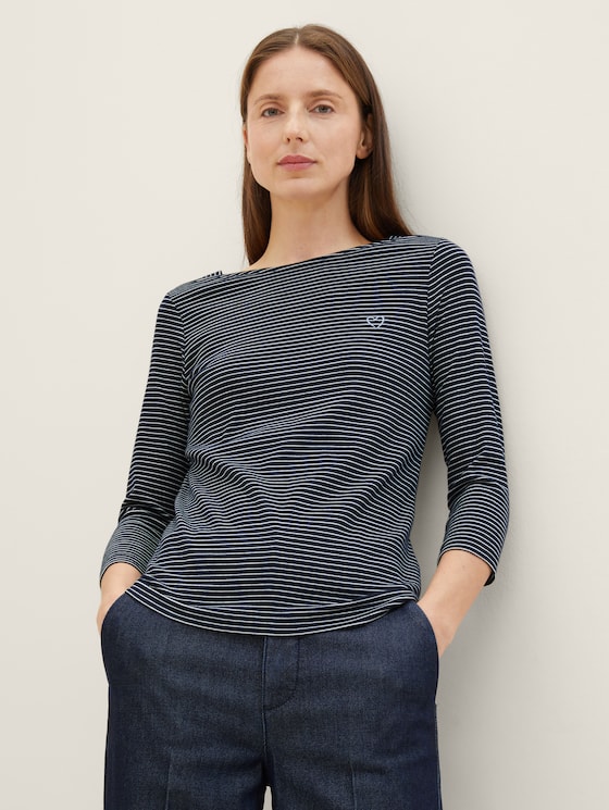 3/4 Arm Shirt mit Bio-Baumwolle