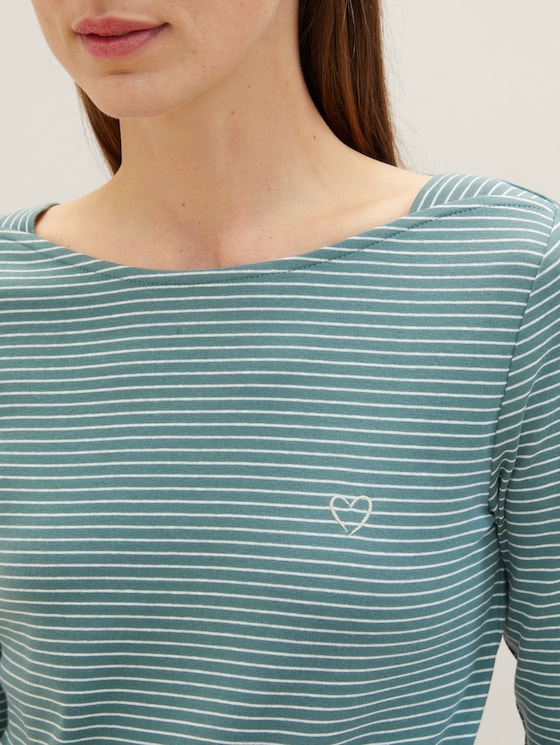 3/4 Arm Shirt mit Bio-Baumwolle
