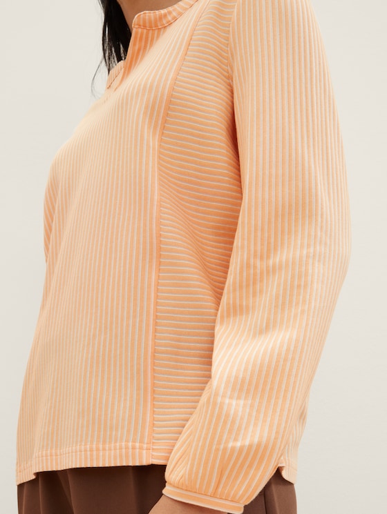 Striped T-shirt blouse