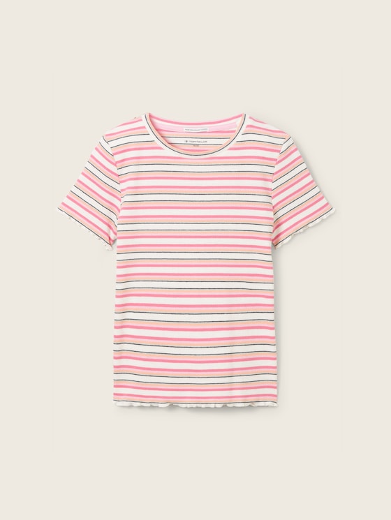 Striped t-shirt with organic cotton