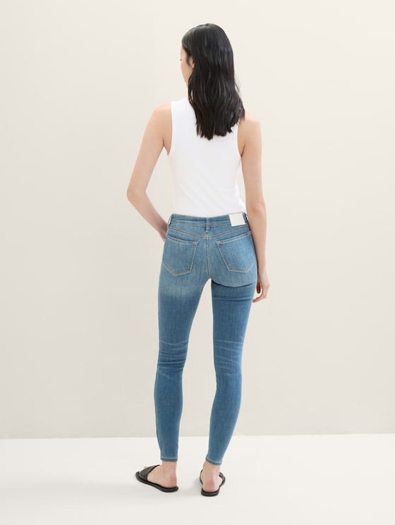 TTNELA Extra Skinny Jeans mit Superstretch von Denim Female, Used Light Stone Blue Denim