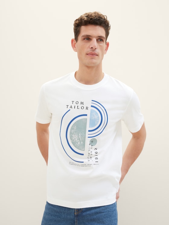 Order TOM TAILOR print shirts for men online | T-Shirts