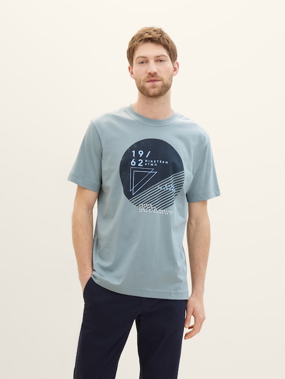 T-shirt met print door Men, grey mint