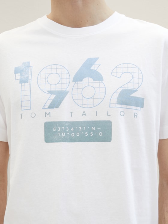 T-Shirt mit Logo Print
