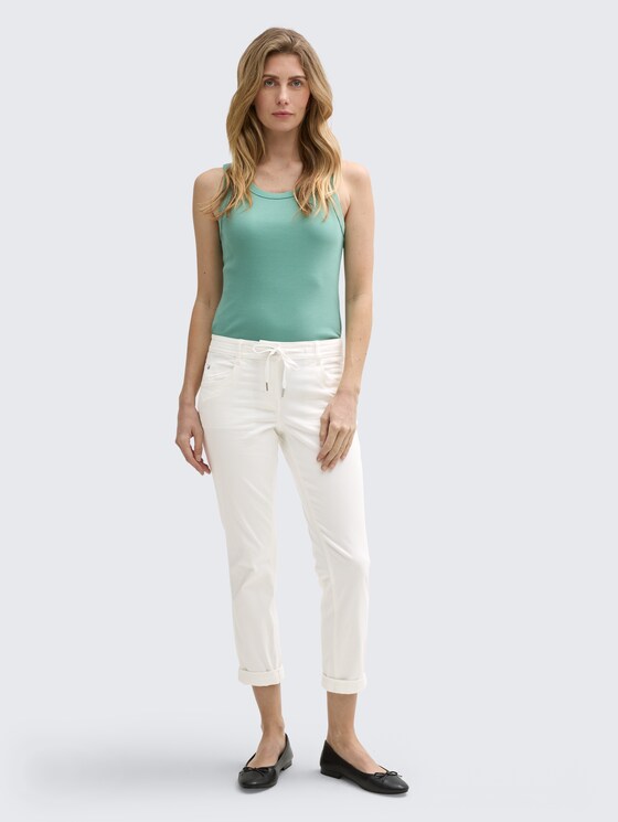 Tapered Relaxed Hose von Women, off white