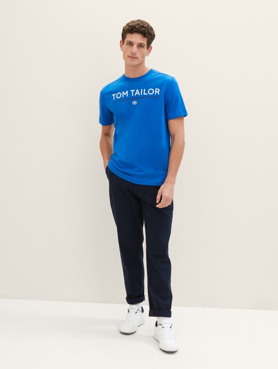 T-Shirt mit Logo Print