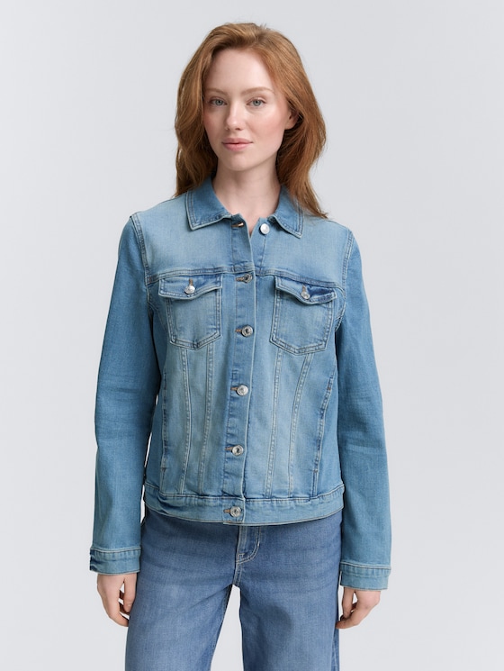 Denim jasje door Denim Female, Light Stone Blue Denim
