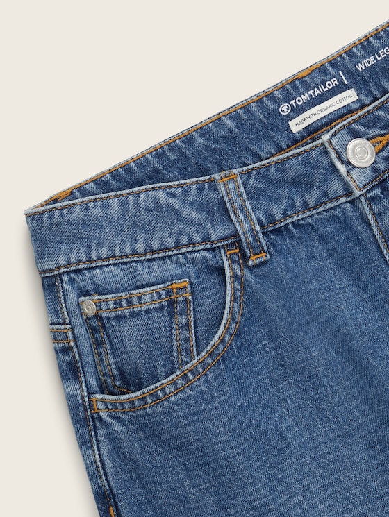 Baggy Jeans mit recycelter Baumwolle