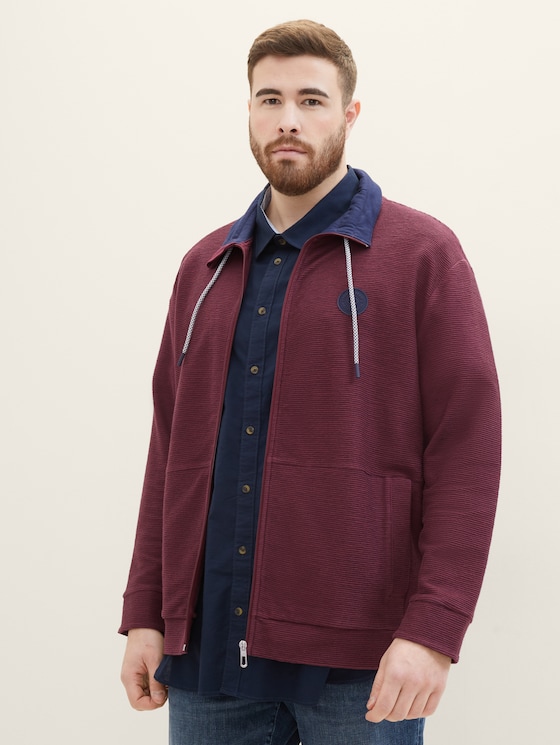 Plus - Jacket with texture