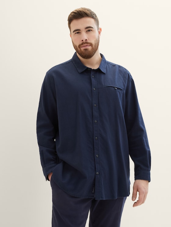 Plus - Shirt with a chest pocket