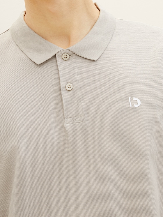 Basic polo shirt with a logo print