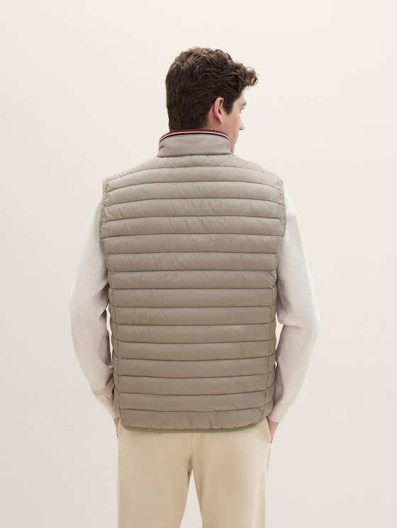 TOM TAILOR Męska parka zimowa Technical z naszytymi