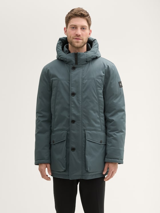 Padded parka with hood tom tailor best sale