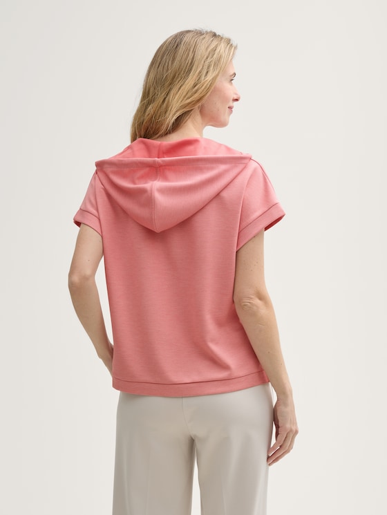 Hoodie sweatshirt by Women, rosewood pink