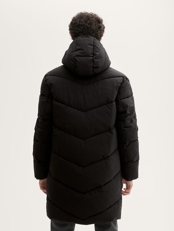 Hybrid coat with a hood by Tom Tailor