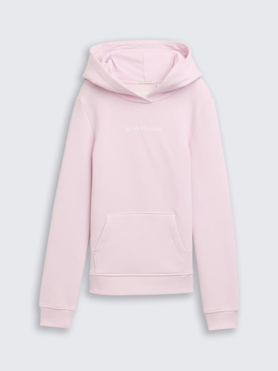 Hoodie Sweatshirt mit Logo-Print von Teen Girls, breeze rose