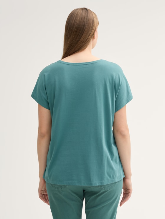 Plus Size - T-Shirt mit Print von Women Plus Size, Sea Pine Green