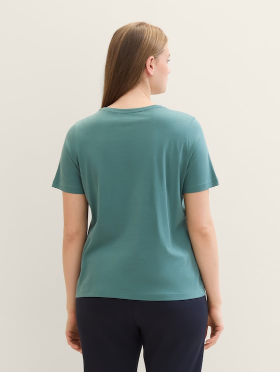 Plus Size - T-Shirt mit Print von Women Plus Size, Sea Pine Green