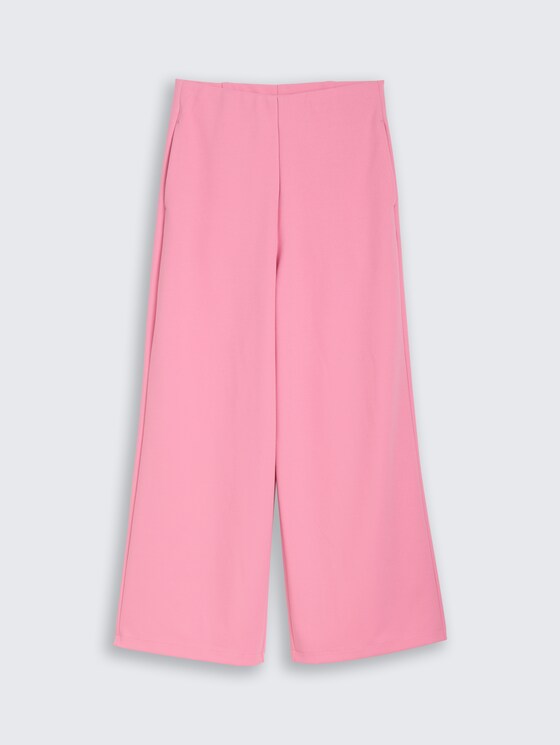 Pantalon culotte taille haute par Denim Female, Soft Blush Rose