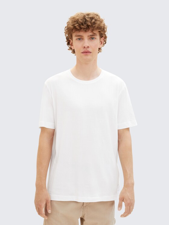 T-Shirts aus Baumwolle im 4er-Pack von Men, White