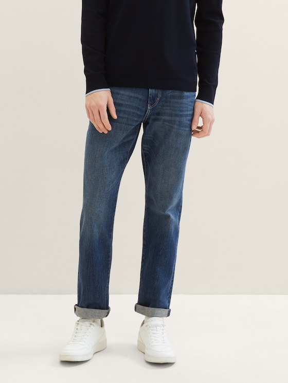 Marvin straight jeans by Men, mid stone wash denim