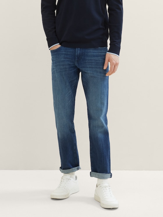 Jean Marvin Straight par Men, dark stone wash denim