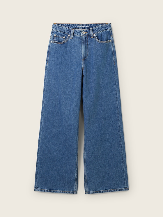 Wide-leg jeans with organic cotton by Tom Tailor