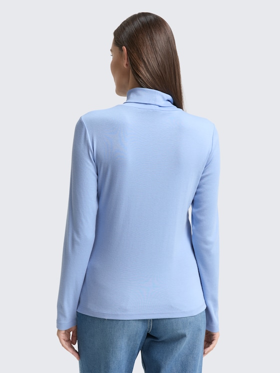Langarmshirt mit Rollkragen von Women, light fjord blue