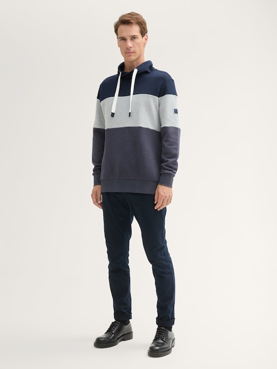 Sweat avec blocs de couleurs par Men, sky captain blue