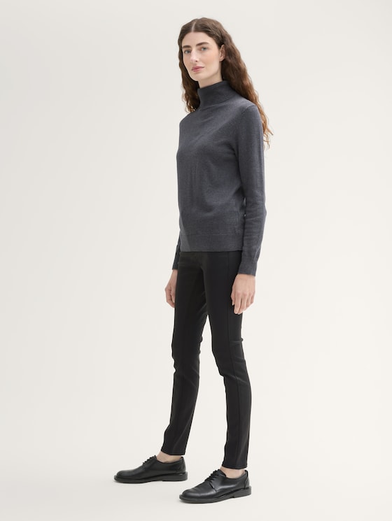 TTALEXA coated skinny jeans by Women, deep black