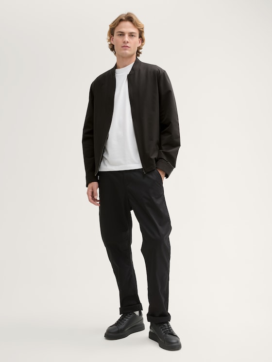 Bomber Tech imperméable par Denim Male, Black