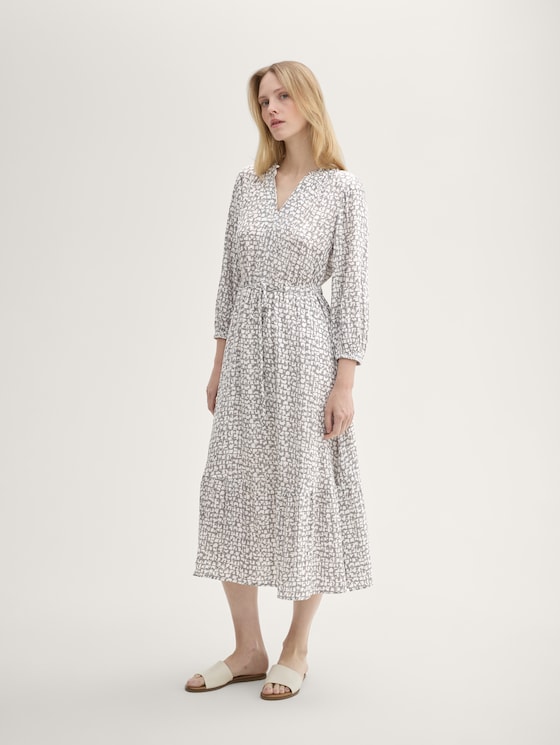 Gemustertes kleid lenzing ™ ecovero ™ Clearance