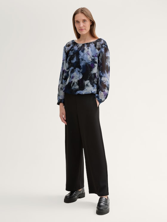 Patterned chiffon blouse by Tom Tailor