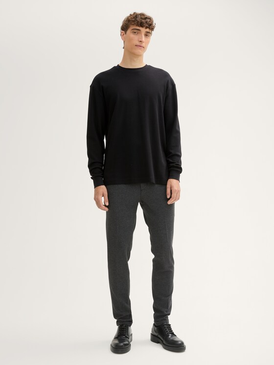 Relaxed long sleeve shirt with structure by Tom Tailor