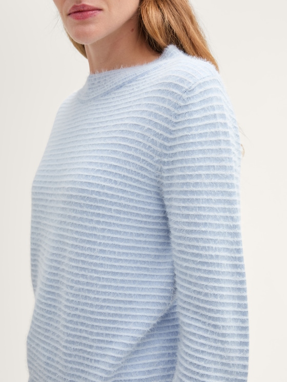 Strickpullover Tom Tailor Pullover Damen Pink Crew Neck Tom Tailor