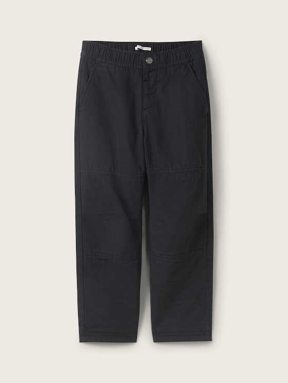 Loose Fit-broek met trekkoord door Mini Boys, heavy black