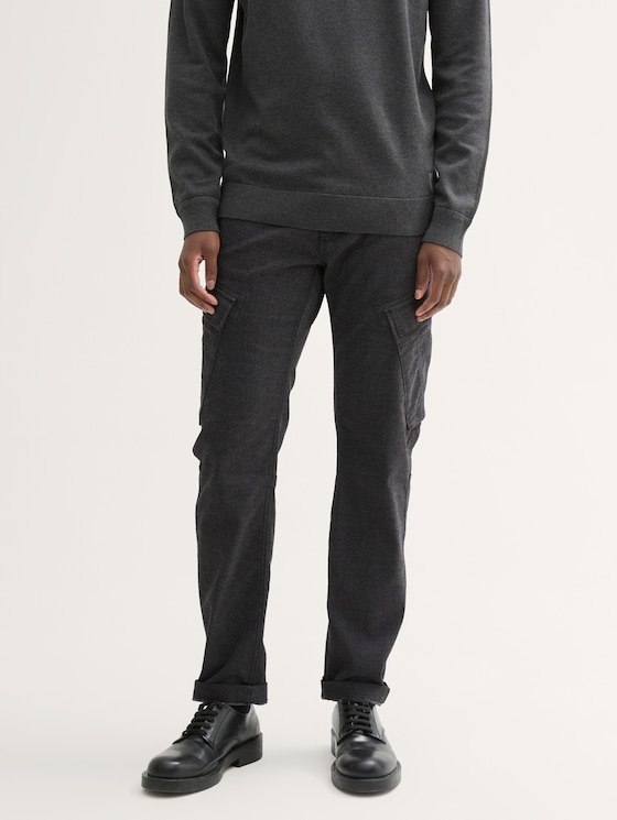 Thermolite® Tapered Cargo Hose von Men, black grey twill