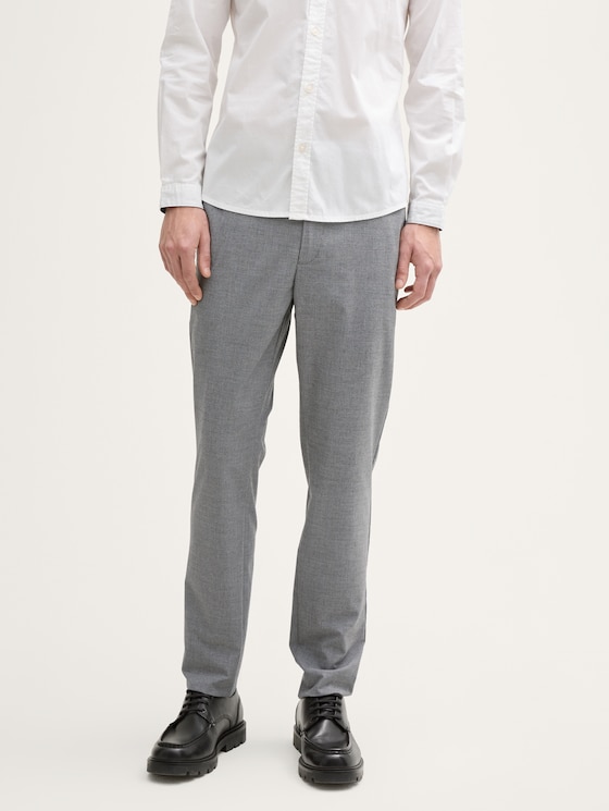 Ultralight Travis Slim Chino Hose von Men, grey black grindle