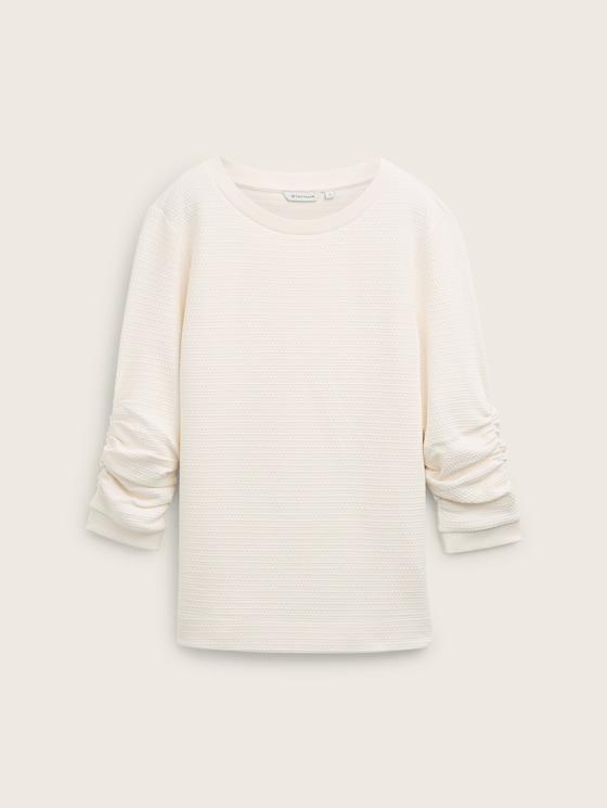 Jacquard Sweatshirt von Women, Whisper White