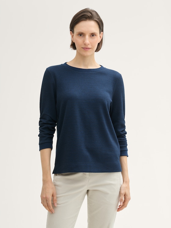 Jacquard Sweatshirt von Women, sky captain blue