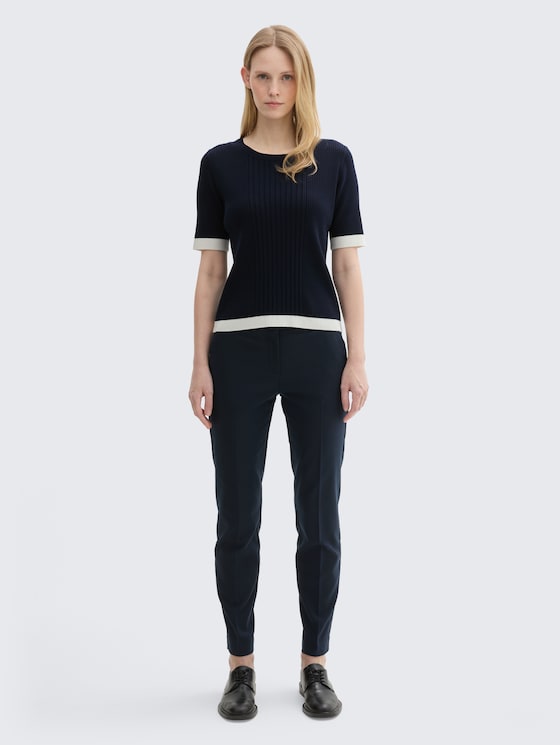 TTMIA Slim Trousers by Women, sky captain blue