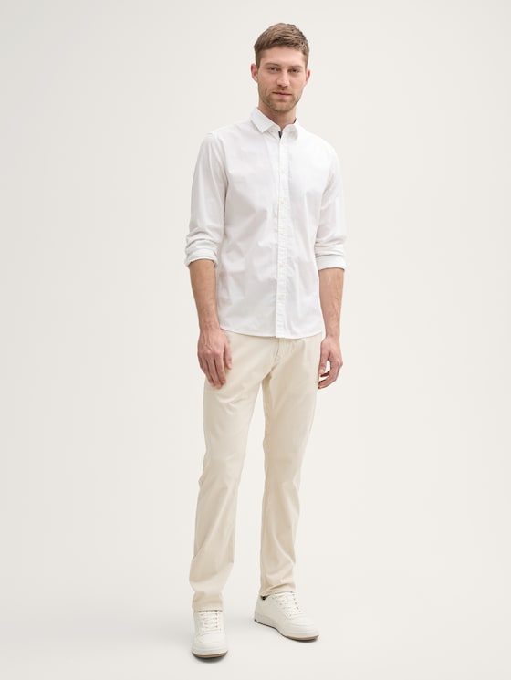 Tapered chinobroek door Men, light cashew beige