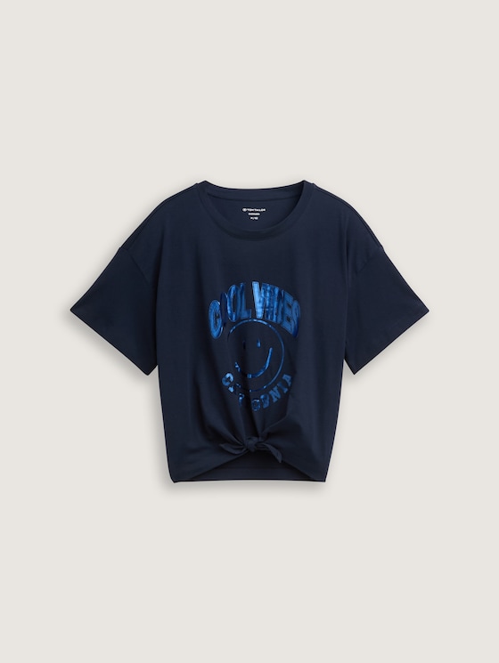 glitter cropped tee – YZ