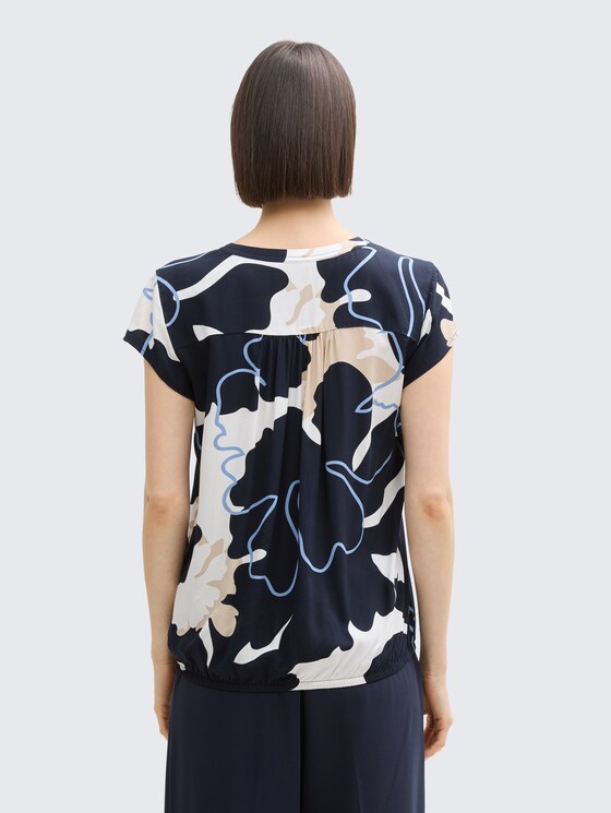 Bluse mit Muster von Women, big floral shapes design